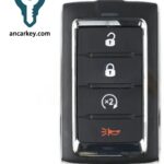 3+1Buttons M3NWXF0B1 685169738AA 433MHz Smart Key for 2021-2022 Jeep Wagoneer