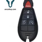 4+1Buttons IYZ-C01C 56046735AA/ AB/ AC/ AD/ AG 433MHz Fobik Smart Key for Jeep Grand Cherokee