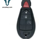 3+1Buttons IYZ-C01C 56046736AB/AC 433MHz Fobik Smart Key for Jeep Grand Cherokee