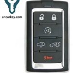 4+1Buttons M3NWXF0B1 68469565AA 433MHz Smart Key for 2021-2022 Jeep Wagoneer