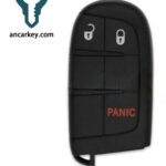 2+1Buttons M3N-40821302 68417820AB 4A CHIP 433MHz Smart Key for Jeep 2017-2020 Jeep Compass