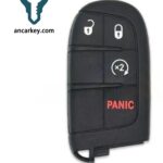 3+1Buttons M3N-40821302 6BY88DX9AA 47CHIP 433MHz Smart Key for 2015-2021 Jeep Renegade