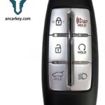 5+1Buttons 95440-T1000 T08-F08-4F35 434 MHz Smart Key for Hyundai Genesis G80