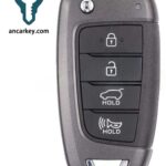 4Buttons 95430-G3100 OSLOKA-450T (PD) 434MHz Flip Key for Hyundai Veloster