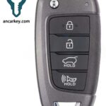 4Buttons 95430-J9700 4D60 CHIP 434MHz Flip Key for Hyundai Kona