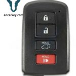 3+1Buttons 89904-0E120/89904-0E121 HYQ14FBA 315MHz Smart Key for 2020-2020 Toyota Sequoia