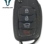 3+1Buttons 954430-C1010 TQ8-RKE-4F16 434MHz Flip Key for Hyundai Sonata