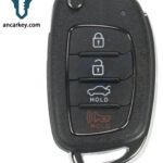 3+1Buttons 95430-C1210 TQ8-RKE-4F25 434MHz Flip Key for 2017-2019 Hyundai Sonata