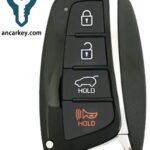 3+1Buttons 95440-B8100 SY5MDFNA433 433MHz Smart Key for Hyundai Santa Fe