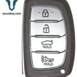 4Buttons 95440-C1500NNA/ 95440-C1500/ 95440-C2500 CQOFD00120 434MHz Flip Key for Hyundai Sonata