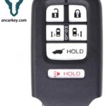 5+1Buttons 72147-TK8-A51 KR5V1X 314MHz for Honda Odyssey