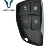 3+1Buttons YG0G21TB2 49CHIP 433MHz Smart Key for GMC Yukon