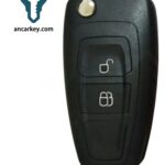 2Buttons 5WK50165 ID63CHIP 433MHz Flip Key for Ford Focus