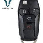 3+1Buttons 164-R8236 N5F-A08TAA 315MHz Flip Key for Ford Transit Connect