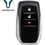 2+1Buttons 89904-0K231 BM1EW 8A CHIP 433MHz Smart Key for 2016-2019 Toyota Fortuner