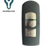 3Buttons WAZSKE13D02 49CHIP 315MHz Smart Key for 2017-2019 Fiat 124Spider Abarth