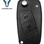 3Buttons 71765697 46CHIP 433MHz Flip Key for Fiat