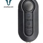 3Buttons LTQF12AM433TX 46 Chip 433MHz Flip Key for Fiat 500 Bravo