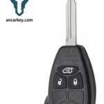 3Buttons OHT692713AA 46CHIP 433MHz Head Key for Chrysler 300