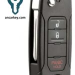 2+1Buttons OHT692427AA KOBDT04A 46CHIP 315MHz Flip Key for Chrysler