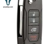 3+1Buttons OHT692427AA KOBDT04A 46CHIP 315MHz Flip Key for Chrysler