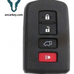 3+1Buttons BH1EW 89904-60K00/ 89904-60K60 Toyota-H CHIP 433MHz Smart Key for 2016-2017 Toyota Land Cruiser