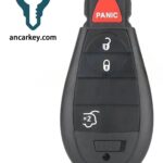 3+1Buttons M3N5WY783X IYZ-C01C 46CHIP 433MHz Fobik for Chrysler