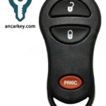 2+1Buttons 04686481AB GQ43VT17T 315MHz for Chrysler Plymouth