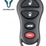 3+1Buttons 4759008AA/ 4759008AB GQ43VT17T 315MHz for Chrysler