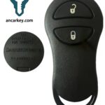 2Buttons 04686482AC CN015042 433MHz Remote Key for Chrysler