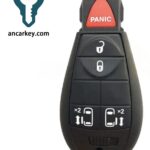 4+1Buttons M3N5WY783X IYZ-C01C 46CHIP Fobiks For Chrysler