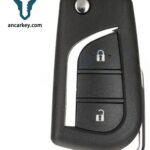 2Buttons 1612489380 H CHIP 433.92MHz Smart Key for Citroen C1