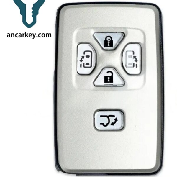 5Buttons B52EA 89904-28124/ 28125/ 28126/ 28123/ 28121 4D-67CHIP 433MHz Smart Key for 2007-2010 Toyota Previa
