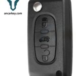 3Buttons 6490E0 /649044 ID46 433 MHz Flip Key for Citroen Berlingo (Dates TBC)