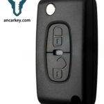 2Buttons 6490S2 / 6490S3 ID46 433MHz Flip Key for Citroen C3 Picasso (Dates TBC)
