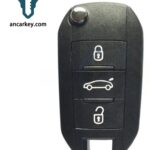 3Buttons 1612121480/1612121380 ID46 Flip Key for Citroen Cactus