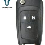 3Buttons 13575175 46CHIP 433MHz Flip Key for Chevrolet Cruze