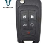 4+1Buttons OHT05918179 46CIP ASK315MHz Keyless go Flip Key for Chevrolet Cruze