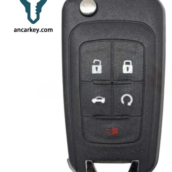 4+1Buttons 46CHIP HU100 Blade 433MHz Keyless go Flip Key for Chevrolet