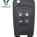 4+1Buttons 13504199 OHT01060512 46CHIP 315MHz Flip Key for Chevrolet Cruze