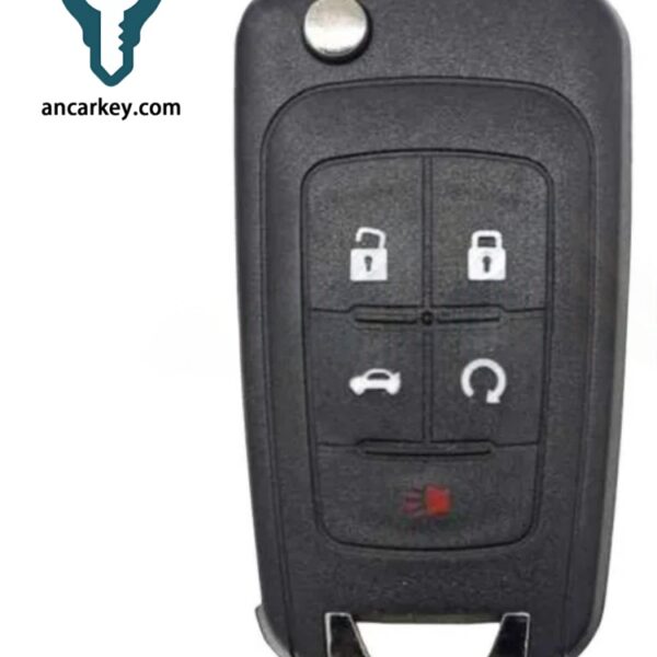 4+1Buttons OHT01060512 46CHIP ASK433MHz Flip Key for Chevrolet