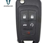 4+1Buttons 13504199 OHT01060512 46CHIP 315MHz Flip Key for Chevrolet Cruze