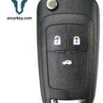 3Buttons 5WK50079 46CHIP 433MHz Flip Key for Chevrolet Cruze
