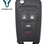 3+1Buttons 46CHIP 315MHz Keyless go Flip Key for Chevrolet