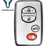 3+1Buttons 89904-07061/ 89904-07060 14AAC PAGE1 D4 4D-67CHIP 433MHz Smart Key for 2007-2010 Toyota Avalon