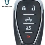 4+1Buttons 13508779 HYQ4EA 433MHz Smart Key for Chevrolet Camaro