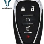 4+1Buttons 13519188 HYQ4EA 433MHz Smart Key for Chevrolet Traverse