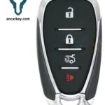 3+1Buttons 13508771 HYQ4EA 433MHz Smart Key for Chevrolet Malibu
