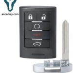 4+1Buttons 25943676/ 25943677 M3N5WY7777A 315MHz Smart Key for Cadillac STS / CTS