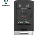 4+1Buttons 22856930 NBG009768T 315MHz for Cadillac ATS / SRX